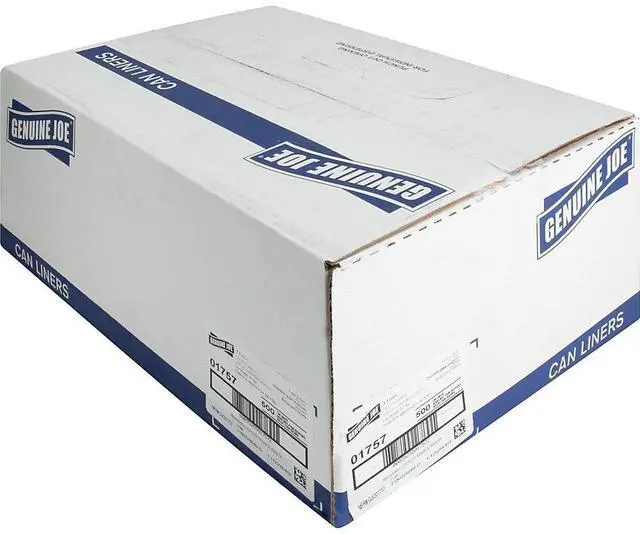 Alt view image 9 of 15 - Genuine Joe High Density Can Liners 31-33 Gal 33"X40" 500/CT CL 01757