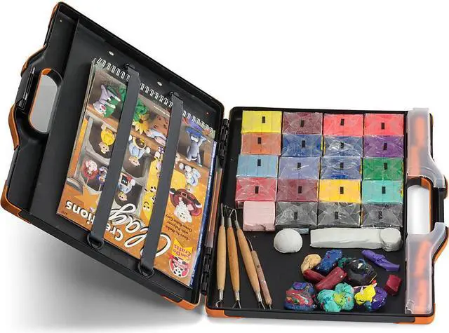 Alt view image 7 of 11 - Officemate® OIC® Carry-All Clipboard Box, 15 1/2"H x12 1/2"W x 2 1/4"D, Black/Orange