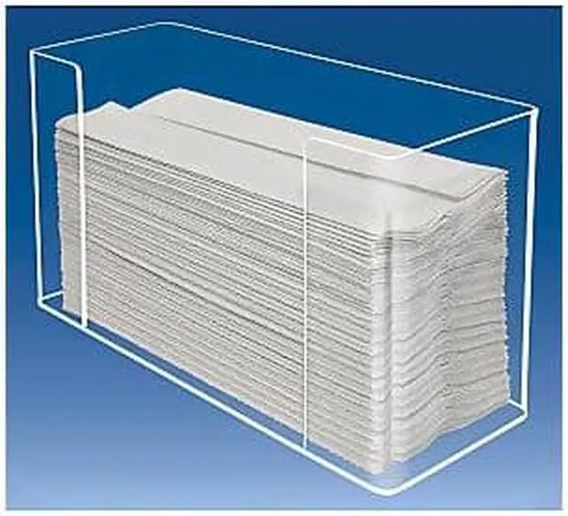 Alt view image 6 of 13 - Kantek KTKAH190 C-Fold-Multifold Towel Dispenser- 11-.50in.4-.13in.x6-.75in.- Clear