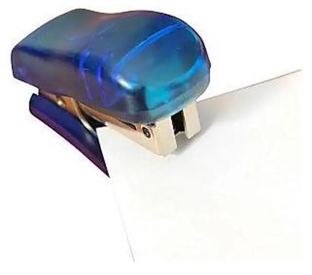Alt view image 6 of 13 - Baumgartens Mini Stapler, Plastic, Translucent Assorted 26510