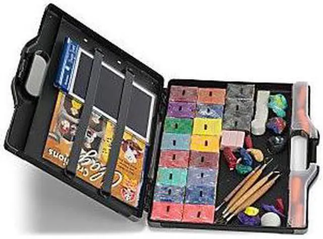 Alt view image 2 of 3 - Officemate Carry-All Clipboard Box 13"W x 2"D x 16"H Gray 83324