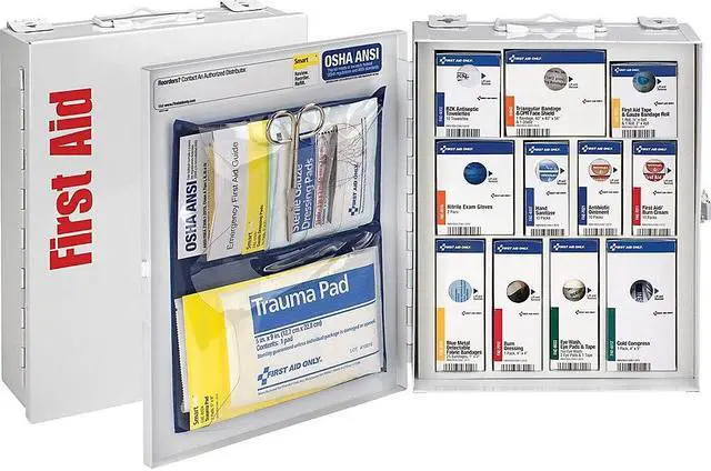 Alt view image 7 of 19 - Smartcompliance Food Service Cabinet W/O Medications For 25 People, 94 Pieces