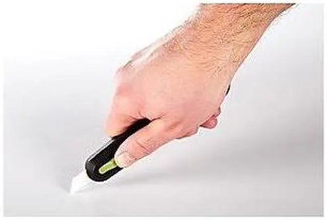 Alt view image 12 of 20 - Slice Smarty Series Auto-Retract Utility Knife-Grey/Green