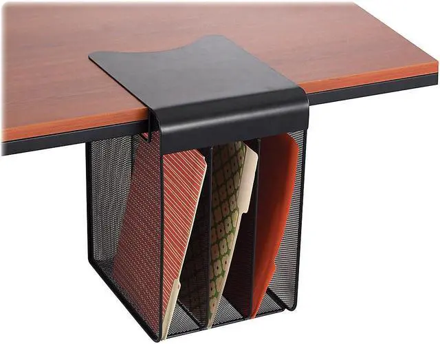 Alt view image 4 of 10 - Onyx Hanging Organizer, Solid Top Vertical, 14 3/4 X 11 3/4 X 9 1/4, Black