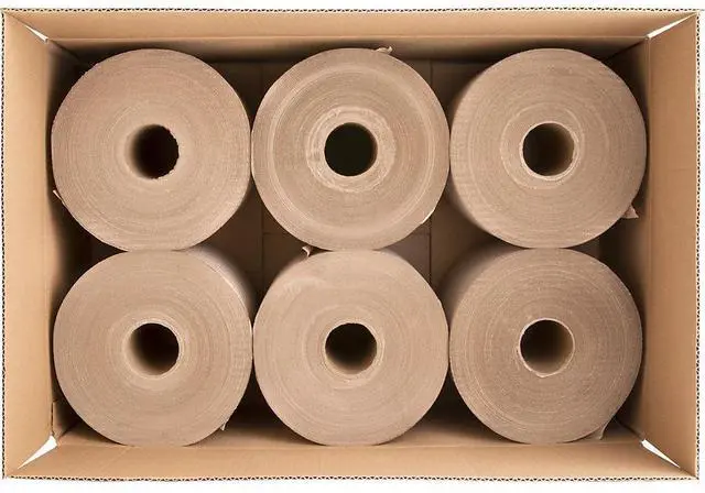 Alt view image 5 of 9 - Genuine Joe Hardwound Roll Towels 2"Core 7-7/8"x800' 6 Rolls/CT NATRL 22600