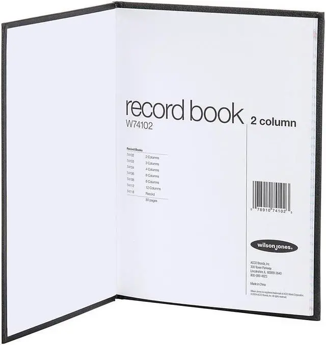 Alt view image 4 of 11 - Wilson Jones 2-Column Columnar Book 12 EA/CT