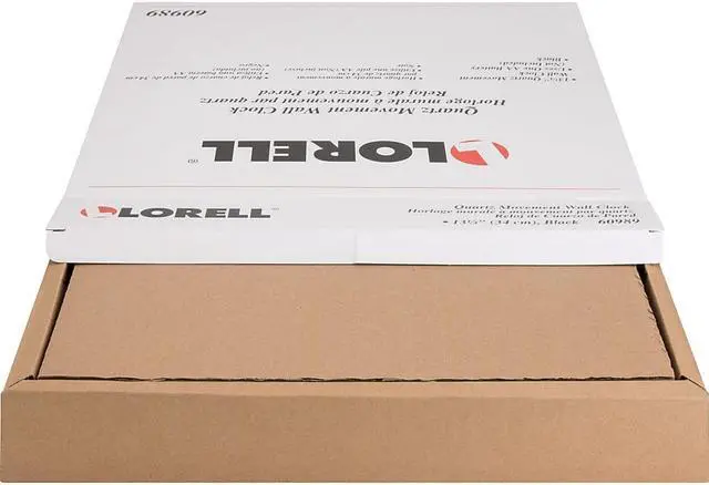 Alt view image 8 of 12 - Lorell 60989 Wall Clock Analog - Quartz