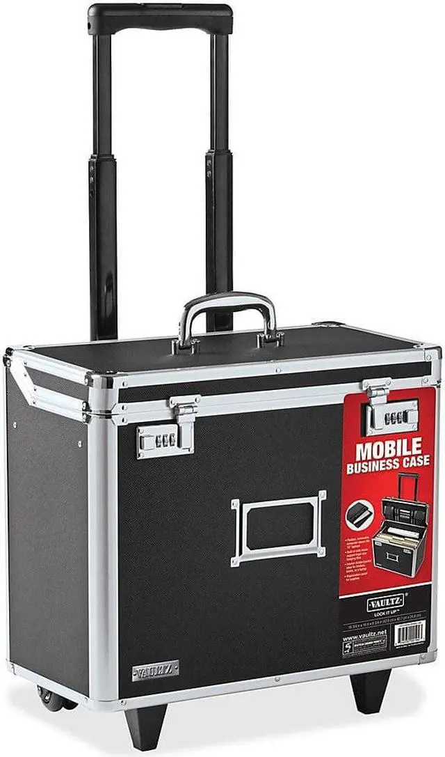 Alt view image 9 of 13 - IdeaStream Consumer Products, Locking Catalog Case 15"x10"16" Black VZ00194