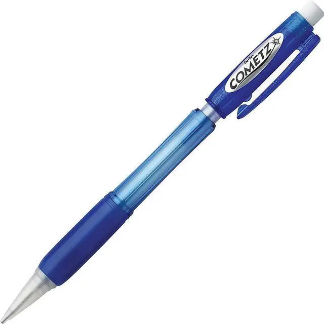 Alt view image 6 of 20 - Pentel Cometz Mechanical Pencil HB #2 .9mm Blue Dozen AX119C