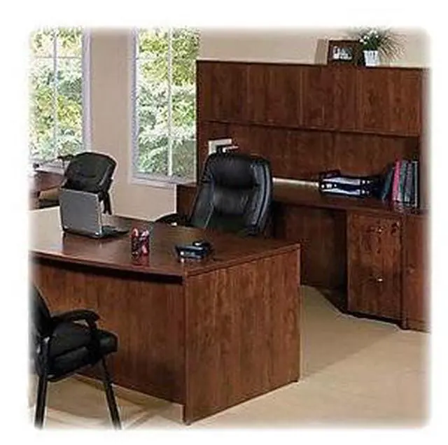 Alt view image 6 of 18 - Lorell Pedestal Box/File Hanging 16"x22"x28-1/4" Cherry 69432