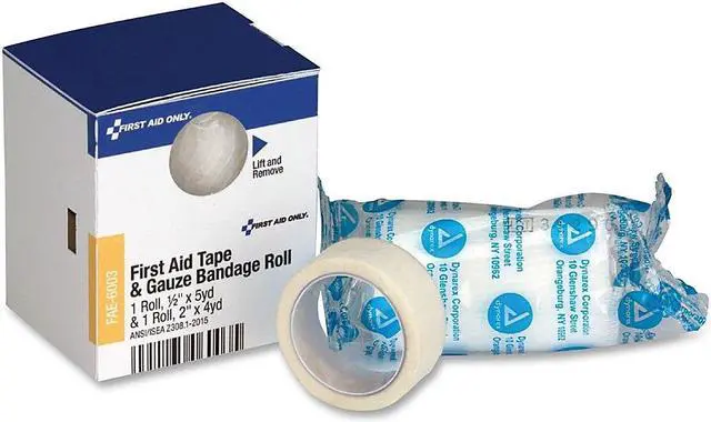 Alt view image 6 of 11 - First Aid Only First Aid,Gauze Pd/Tpe,Be FAE6003