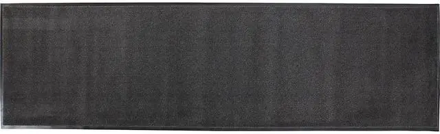 Alt view image 7 of 13 - Genuine Joe Indoor Mat Moisture Absorbent Vinyl Back 4'x6' Charcoal 56462