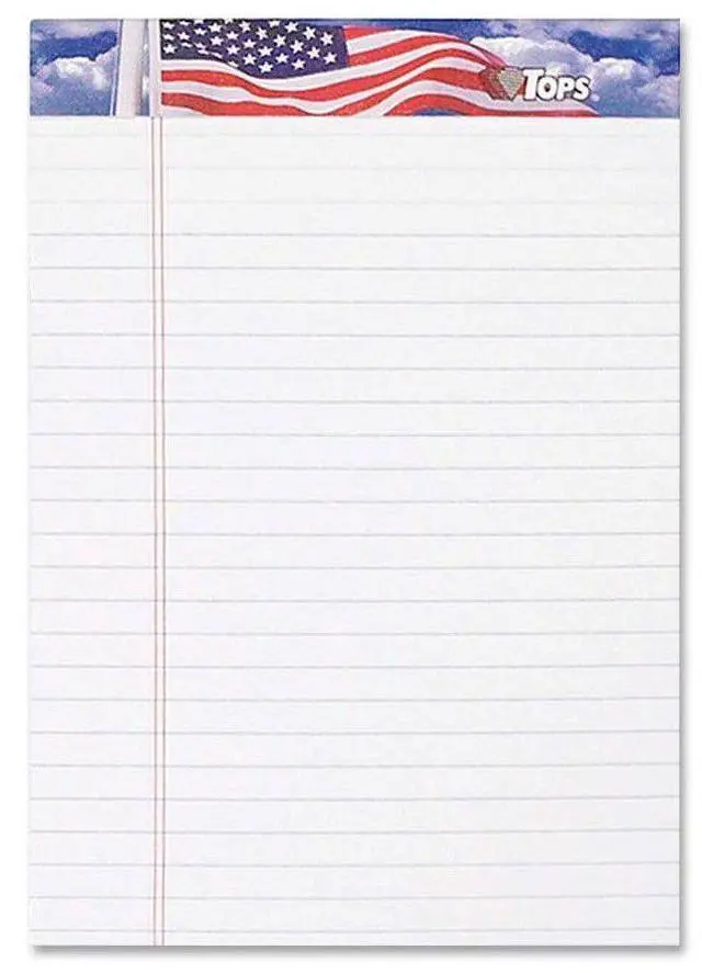 Alt view image 9 of 12 - Tops Writing Tablets Jr. Lgl Ruled 5"x8" 50 Sht/PD 3/PK WE 75103