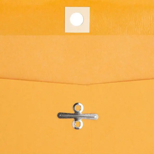 Alt view image 3 of 13 - Business Source Clasp Envelopes 28 lb. 9"x12" 100/BX Brown Kraft 36663