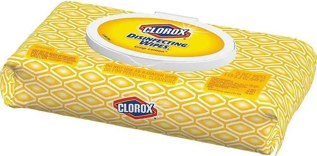 Alt view image 8 of 9 - Disinfecting Wipe Crisp Lemon 75 Wipes 3.3 oz. White
