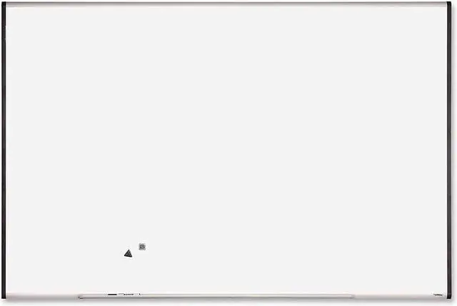 Alt view image 4 of 11 - Lorell Magnetic Dry-erase Board 6'x4' Silver/Ebony 69653