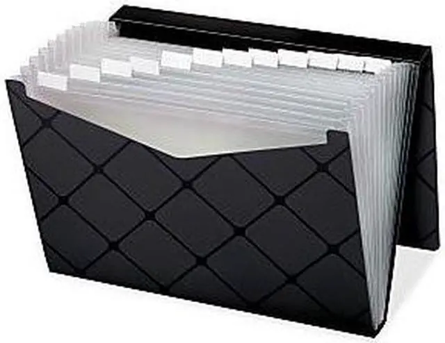 Alt view image 6 of 15 - TOPS Poly Expandable File 13-Pocket Ltr Black 39624BLA