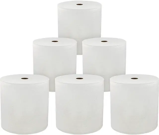 Alt view image 8 of 18 - Genuine Joe Hard Wound Roll Towel 1-Ply 7"x850' 6RL/CT White 96850