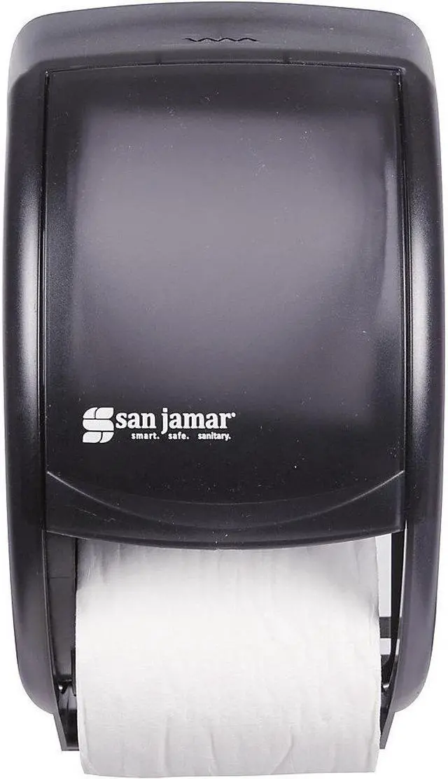 Alt view image 5 of 15 - San Jamar SJMR3500TBK Tissue Dispenser- 7-.50in.x7in.x12-.75in.- Black-Pearl