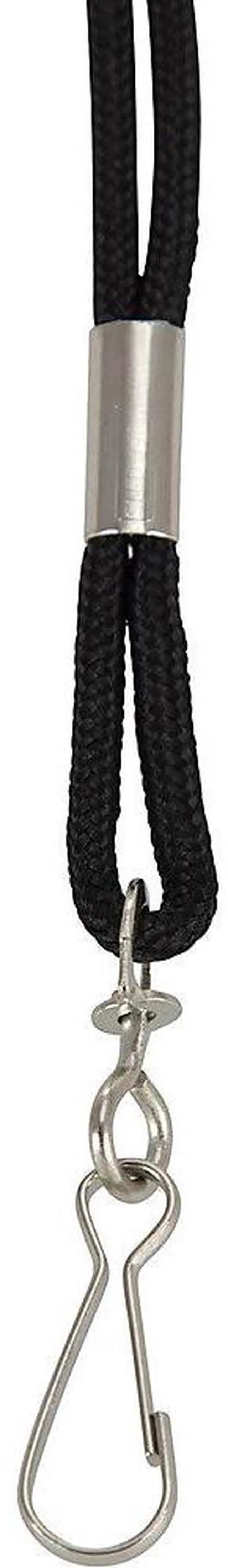 Alt view image 9 of 13 - Baumgartens Standard Lanyards, w/Hook, 36" L, 12/PK, Black 68939