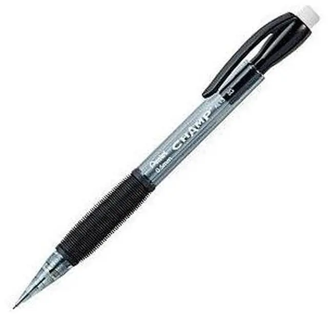 Alt view image 7 of 20 - Pentel AL15ASW2 Champ Mechanical Pencil, 0.5mm, 24/PK, Black