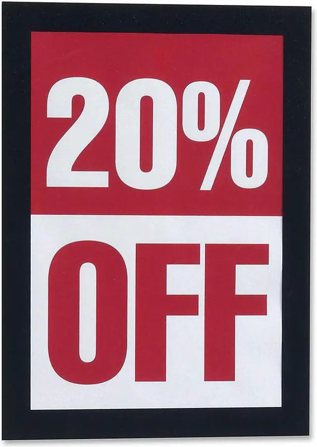 Alt view image 8 of 20 - Durable Duraframe Sign Holder, 5 1/2 X 8 1/2, Black Frame, 2/Pack 491301