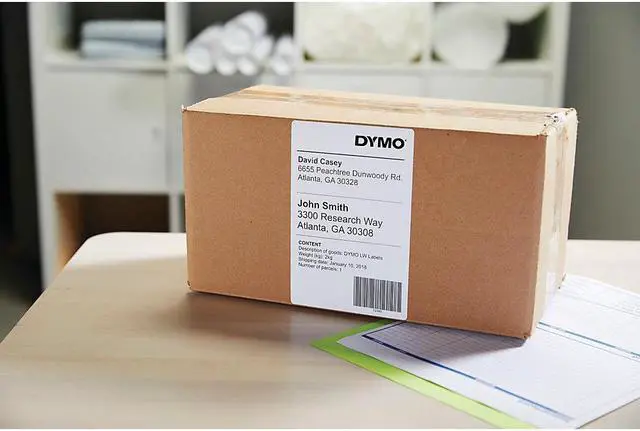Alt view image 8 of 18 - DYMO® Extra-Large Shipping Labels For LabelWriter® Label Printers, 4" x 6", White, 220 Labels Per Roll, Pack Of 2 Rolls