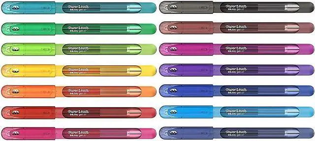Alt view image 7 of 20 - Paper Mate InkJoy Gel Stick Pen 0.7 mm Medium Assorted Ink 14/Pack 2023009