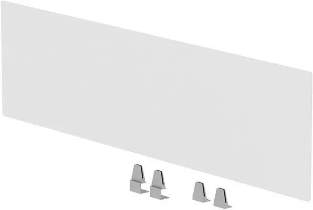 Alt view image 4 of 10 - Lorell Modesty/Privacy Panel f/71-5/8"W Desks 59"x15-3/4" CL 16221