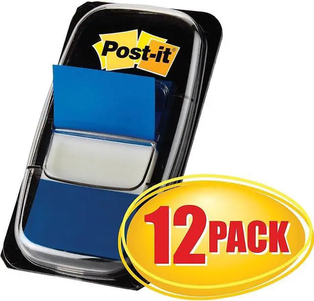 Alt view image 6 of 18 - Post-it Marking Page Flags in Dispensers Blue 12 50-Flag Dispensers/Pack 680BE12