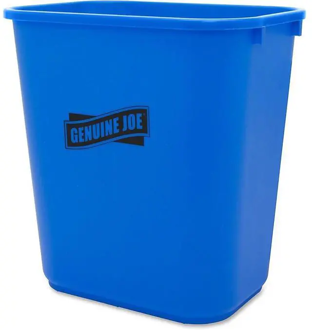 Alt view image 3 of 10 - Genuine Joe Recycling Wastebasket 28-1/2 Quart 14-1/2"x10-1/2"x15" BE 57257