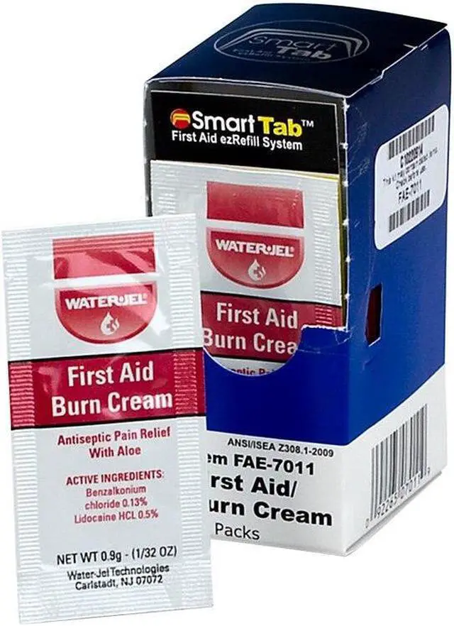 Alt view image 11 of 19 - First Aid Only Inc First Aid Burn Cream 10/PK White FAE7011