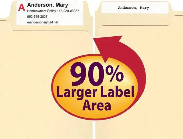 Alt view image 6 of 20 - Smead SuperTab Heavyweight Folder Manila 1/3 Cut Letter 50/BX 10401