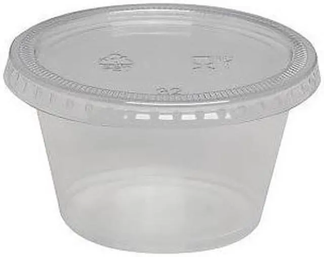 Main image of Dixie Portion Cup 4 oz. 2-9/10"Wx2-9/10"Lx1-7/10"H 2400/CT CL PP40CLEAR