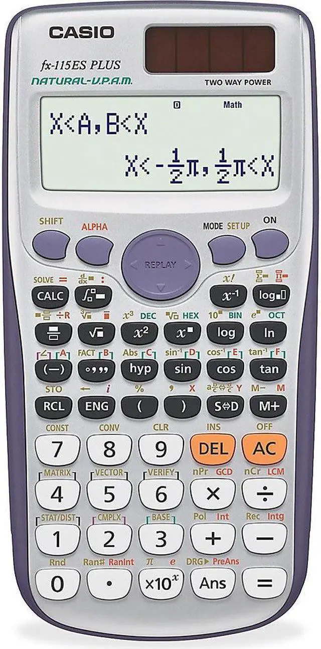 Alt view image 4 of 7 - Casio Fx115esplus Textbook Display Calc