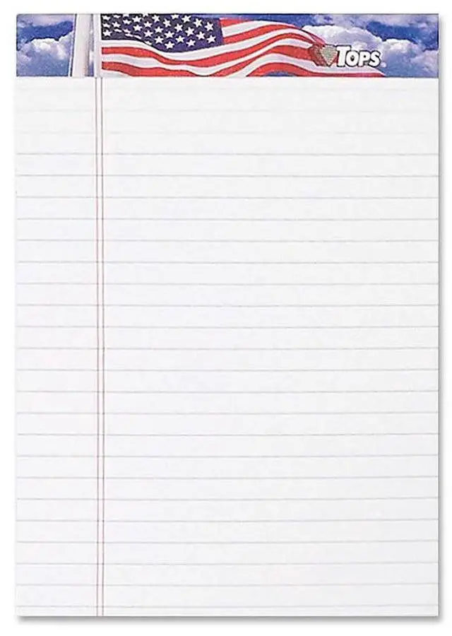 Alt view image 8 of 12 - Tops Writing Tablets Jr. Lgl Ruled 5"x8" 50 Sht/PD 3/PK WE 75103