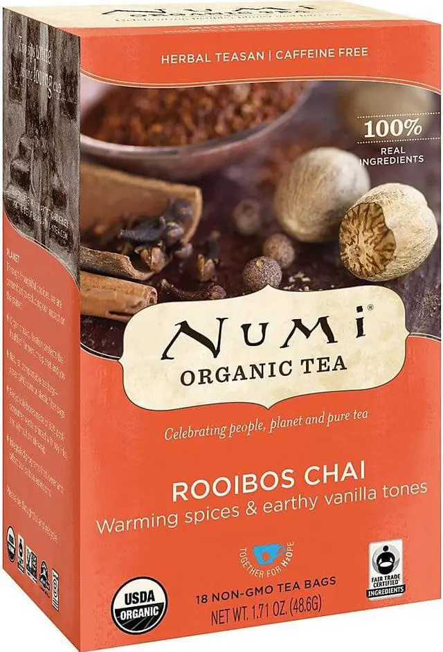 Alt view image 8 of 16 - Numi Tea Organic Ruby Chai Herbal Tea ( 6x18 BAG)