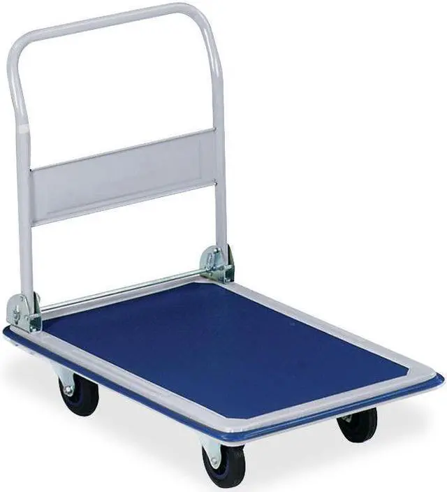 Alt view image 2 of 3 - Sparco Folding Platform Truck 330 lb 18-1/8"x29"x29-1/2" Blue/GY 02039