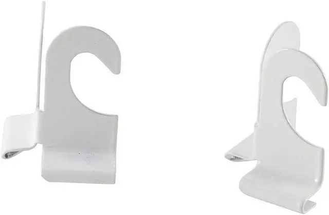 Alt view image 6 of 10 - Baumgartens Suspended Ceiling Hooks, 2" Long, 2/PK, White 54510