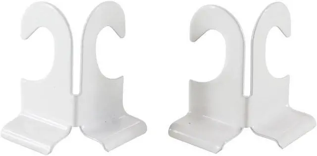Alt view image 8 of 10 - Baumgartens Suspended Ceiling Hooks, 2" Long, 2/PK, White 54510