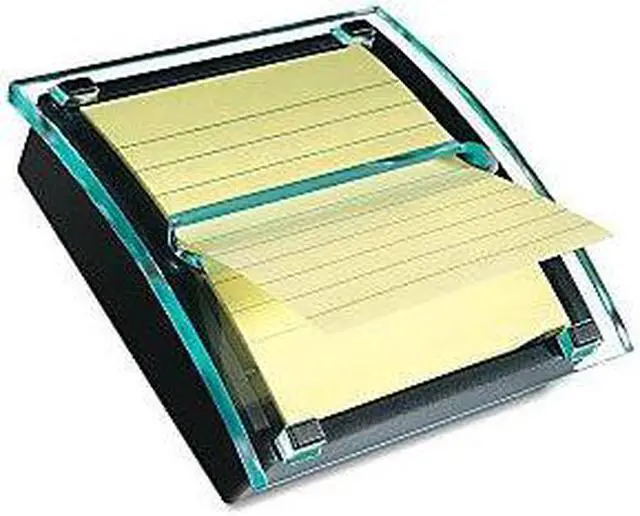 Alt view image 7 of 14 - Post-it Pop-up Note Dispenser/Value Pack 4 x 4 Self-Stick Notes Black/Clear