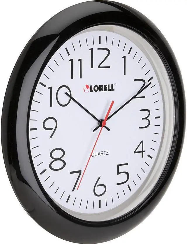 Alt view image 5 of 12 - Lorell 60989 Wall Clock Analog - Quartz