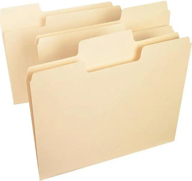 Alt view image 7 of 20 - Smead SuperTab Heavyweight Folder Manila 1/3 Cut Letter 50/BX 10401