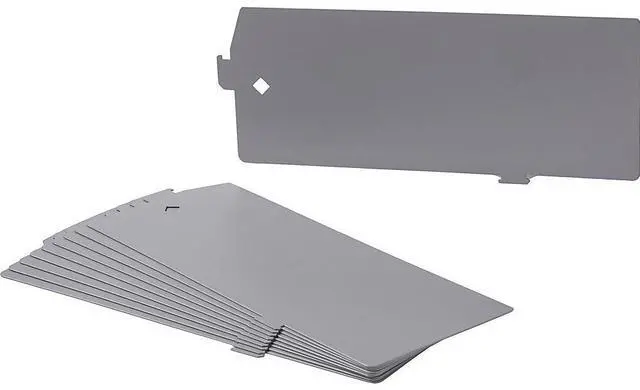 Alt view image 3 of 9 - Lorell Lateral Files Divider Kit 10/BX Black 60564