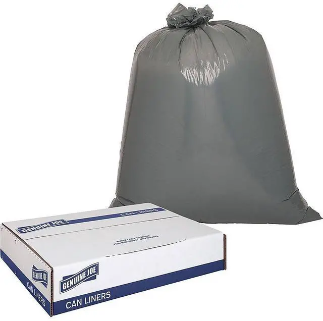 Alt view image 8 of 12 - Genuine Joe Trash Can Liner 40-45Gal 1.55mil 39"x46" 50/PK SR 70342