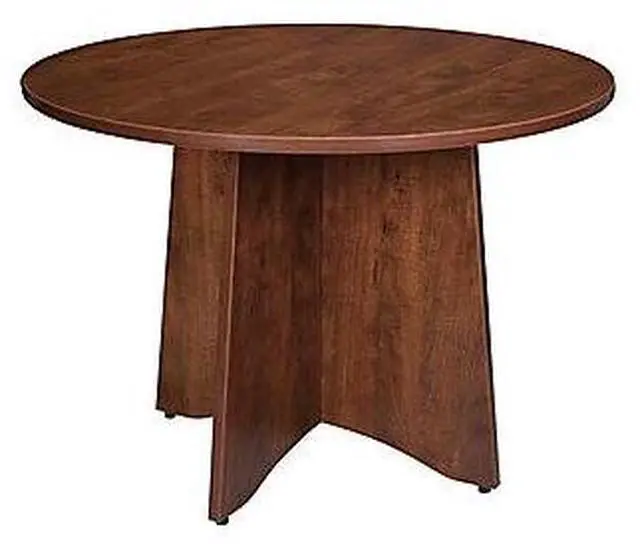 Alt view image 5 of 11 - Round Conference Tabletops, 42" Diameter, Cherry LLR87322
