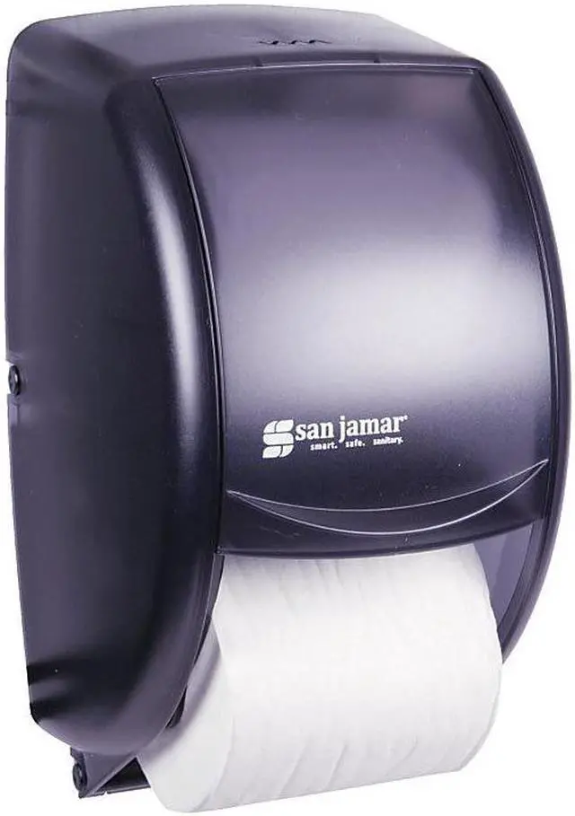 Alt view image 3 of 15 - San Jamar SJMR3500TBK Tissue Dispenser- 7-.50in.x7in.x12-.75in.- Black-Pearl