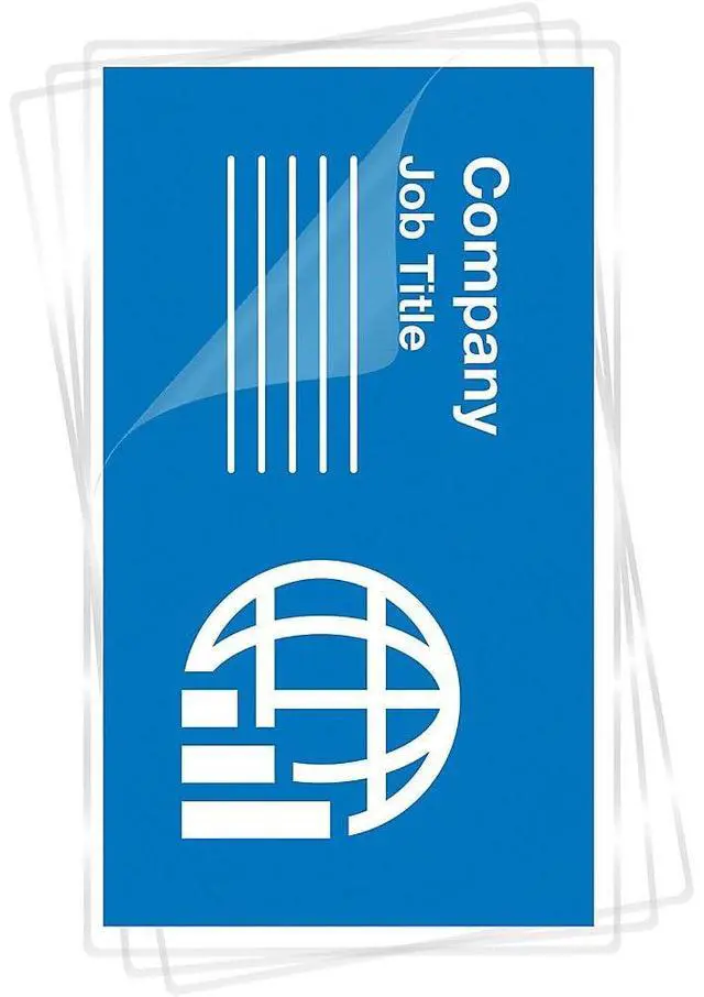Alt view image 5 of 18 - Fellowes Glossy Pouches - Business Card, 7 Mil, 100 Pack