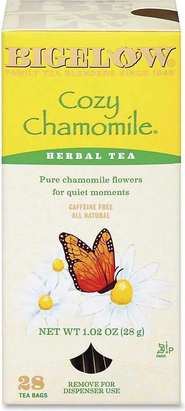 Alt view image 6 of 19 - Bigelow Single Flavor Tea, Cozy Chamomile, 28 Bags/Box 00401