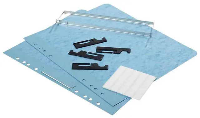 Alt view image 8 of 14 - Acco 35072 Recycled Laser Printout Binder  8.12" Width x 11" Length Sheet Size Light Blue - 5 / Pack